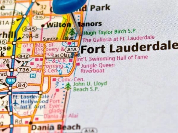 Purchase and Down Payment Assistance blog post. Map of Florida